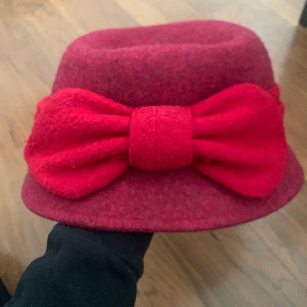 Delux Wool Hat with Large Bow
